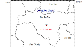Động đất tại Bắc Trà My