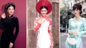 Á hậu Kiều Loan khoe sắc nền nã trong trang phục áo dài