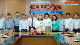 Chủ tịch HĐND TPHCM Nguyễn Thị Lệ thăm Báo Sài Gòn Giải Phóng