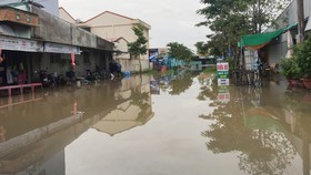 Hơn 2.500 căn nhà ở Vĩnh Long bị ngập do triều cường