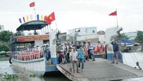 22 giờ tối 1-4, ngừng hoạt động phà Cát Lái và các bến đò ngang sông