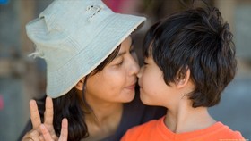 Một cảnh trong phim "Hạnh phúc của mẹ"