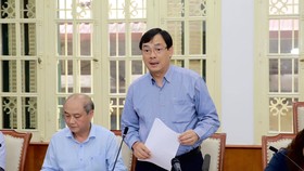Ông Nguyễn Trùng Khánh, Tổng cục trưởng Tổng cục Du lịch Việt Nam phát biểu tại hội nghị
