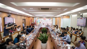 Quang cảnh buổi họp báo
