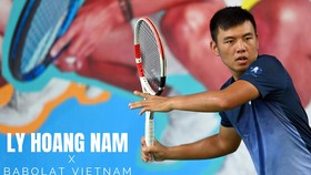 Tay vợt Lý Hoàng Nam.