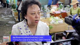 Tăng cường kiểm tra ATVSTP Chợ Đầu mối Nông sản Thủ Đức