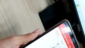The online selling application of Saigon Co.op. (Photo: SGGP)