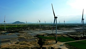 A solar power and wind power complex in Ninh Thuan Province (Photo: SGGP)