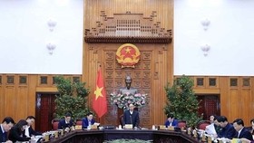 Prime Minister Nguyen Xuan Phuc speaks at the conference (Source: VNA)