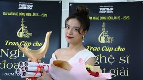 Pop singer Hoang Thuy Linh