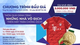 Next Media and Hanoi FC have launched an auction programme to support the fight against the COVID-19.
