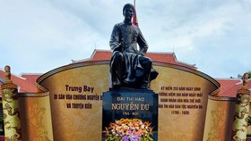 The special national relic site for great poet Nguyen Du in Nghi Xuan District,Ha Tinh Province