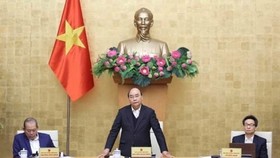 Prime Minister Nguyen Xuan Phuc at the meeting (Photo: VNA)