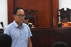 Bị cáo Hoàng Văn Minh tại phiên tòa