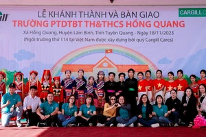 Thêm 3 điểm trường mới được bàn giao tại Thanh Hóa, Lào Cai, Tuyên Quang