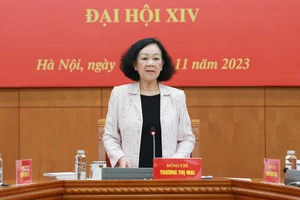 Thường trực Ban Bí thư Trương Thị Mai phát biểu chỉ đạo