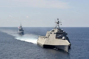 Tàu chiến Mỹ thực hiện hoạt động tự do hàng hải ở Biển Đông