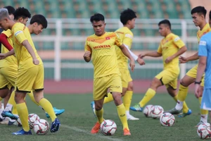 Dụng Quang Nho nói lời chia tay với đội tuyển U23 Việt Nam. Ảnh: DŨNG PHƯƠNG