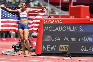 Sydney McLaughlin đoạt HCV và phá kỷ lục thế giới cự ly 400m rào nữ.