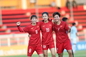 Đội tuyển nữ Việt Nam hướng đến ngôi đầu bảng A