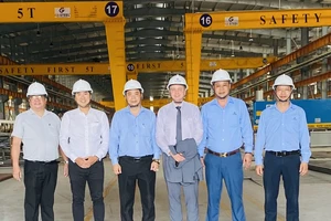 Đoàn công tác Phòng Công nghiệp và Thương mại Đức tại Việt Nam đánh giá cao năng lực của GB Steel