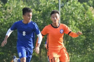Cầu thủ Võ Minh Hiếu (số 8)