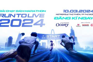 Run To Live 2024 dự kiến thu hút hơn 6.000 VĐV chuyên nghiệp và phong trào tham gia.