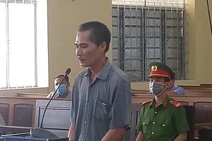 Bị cáo Lê Văn Thảo tại phiên xét xử phúc thẩm