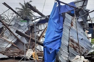 Giông lốc khiến gần 210 căn nhà bị sập, tốc mái ở Cà Mau