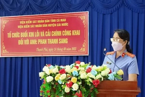 Bà Từ Thanh Thùy tiến hành xin lỗi công khai đối với ông Phan Thanh Sang
