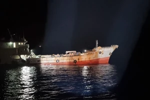 Bắt tàu vận chuyển 480.000 lít dầu DO trái phép trên vùng biển Tây Nam