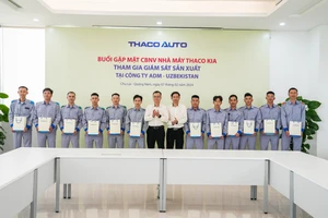 Buổi gặp mặt CBNV Thaco Kia tham gia giám sát sản xuất xe Kia tại Uzbekistan