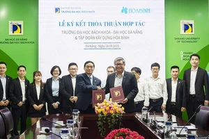 Tập đoàn Xây dựng Hòa Bình hợp tác đào tạo với Đại học Huế và Đại học Bách Khoa thuộc Đại học Đà Nẵng