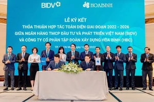 BIDV và Tập đoàn Xây dựng Hòa Bình ký kết hợp tác toàn diện giai đoạn 2022 – 2026