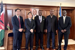Chủ tịch Tập đoàn Xây dựng Hòa Bình Lê Viết Hải diện kiến Thủ tướng nước Cộng hòa Kenya