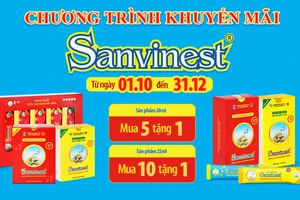 Chương trình khuyến mãi sản phẩm Tinh chất Yến sào Khánh Hòa Sanvinest từ1-10-2024 đến 31-12-2024