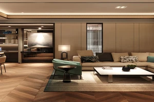 Phối cảnh nội thất của dự án khu căn hộ hàng hiệu Ritz-Carlton Hanoi. Ảnh: Masterise Homes