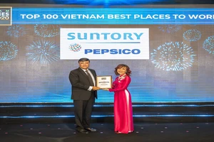 Suntory PepsiCo nhiều năm liền nhận danh hiệu công ty đồ uống không cồn uy tín nhất Việt Nam và nằm trong top nơi làm việc tốt nhất Việt Nam