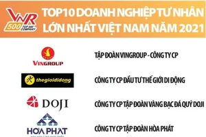 Top 10 doanh nghiệp tư nhân lớn nhất Việt Nam năm 2021