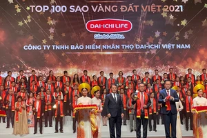 Dai-ichi Life Việt Nam nhận giải thưởng “Sao Vàng đất Việt năm 2021”