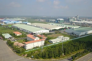 Khu công nghiệp Chơn Thành, một trong những khu công nghiệp lớn tại Bàu Bàng