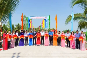 Cầu Kênh Giáo Đường tại xã Bình Thành (tỉnh Đồng Tháp) chính thức được khánh thành vào ngày 17-2