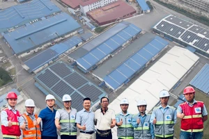 Hệ thống năng lượng mặt trời tại nhà máy tỉnh Hưng Yên của Mondelez Kinh Đô