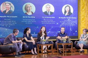 Bà Nguyễn Thị Kim Phượng - Phó Giám đốc Ban Khách hàng doanh nghiệp BIDV, phát biểu tại chương trình