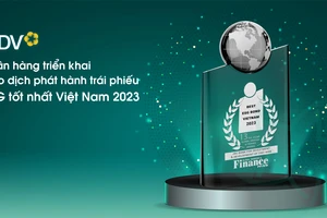BIDV- Ngân hàng triển khai giao dịch phát hành trái phiếu ESG tốt nhất Việt Nam 2023