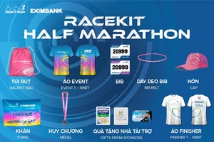 Bộ vật phẩm hữu dụng dành cho vận động viên HCMC Night Run Eximbank 2024