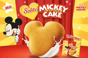 Lần đầu tiên ra mắt bánh bông lan Solite phiên bản Mickey tại Việt Nam