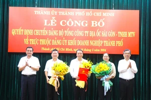 Chuyển Đảng bộ Tổng Công ty Địa ốc Sài Gòn về Đảng ủy Khối Doanh nghiệp TPHCM