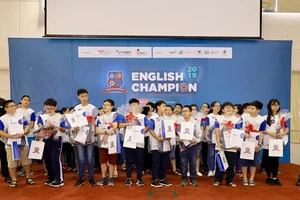 500 học sinh thi đấu loại trực tiếp tại English Champion 2019