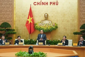 Thủ tướng Nguyễn Xuân Phúc chủ trì Hội nghị. Ảnh: VGP